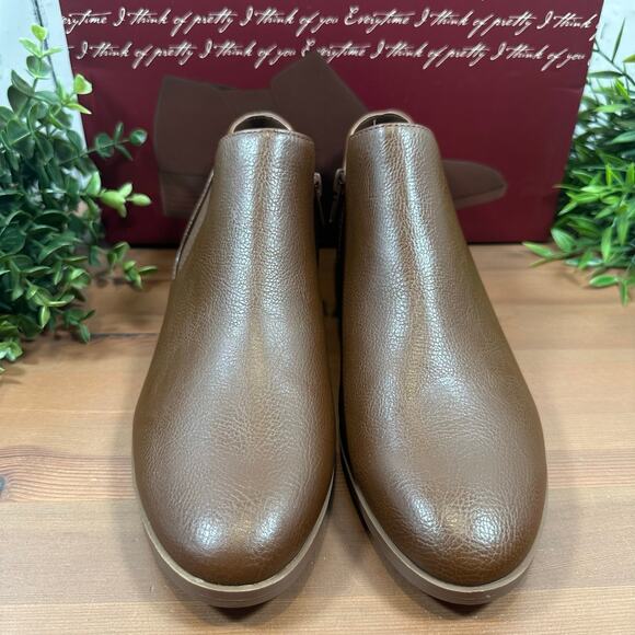 Kensie Women's Sammy Brown Ankle Boots Bootie Size 6.5 - Picture 3 of 7